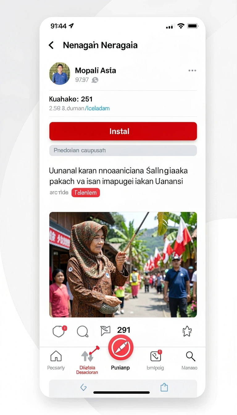 Tampilan utama aplikasi Review Aplikasi yupitoto yang intuitif dan efisien.