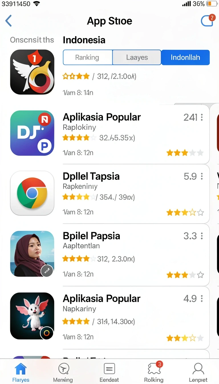 Tampilan utama aplikasi Review Aplikasi 8055 yang intuitif dan efisien.