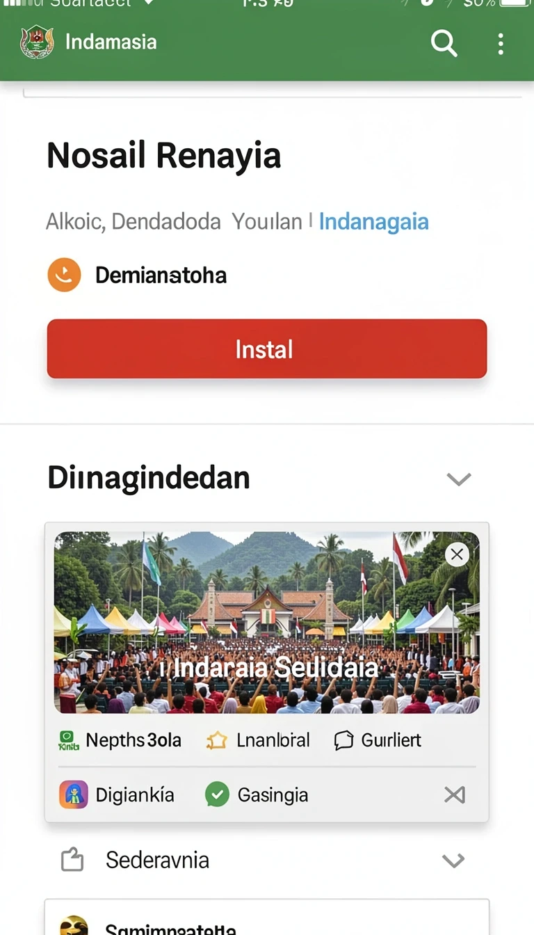 Tampilan utama aplikasi Review Aplikasi RPVIP3 yang intuitif dan efisien.